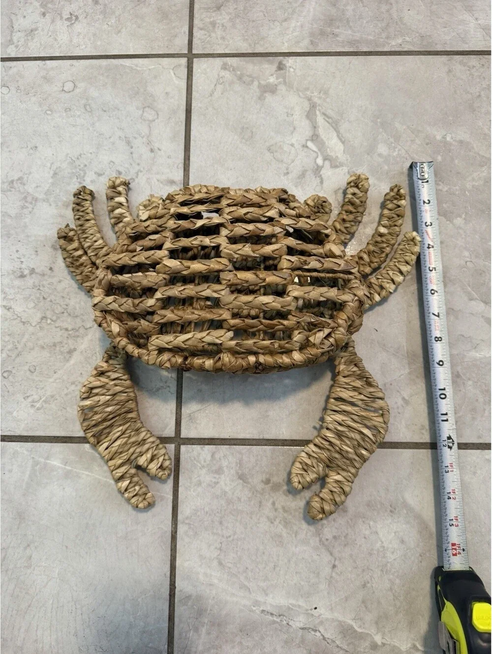 Crab Shaped Woven Basket